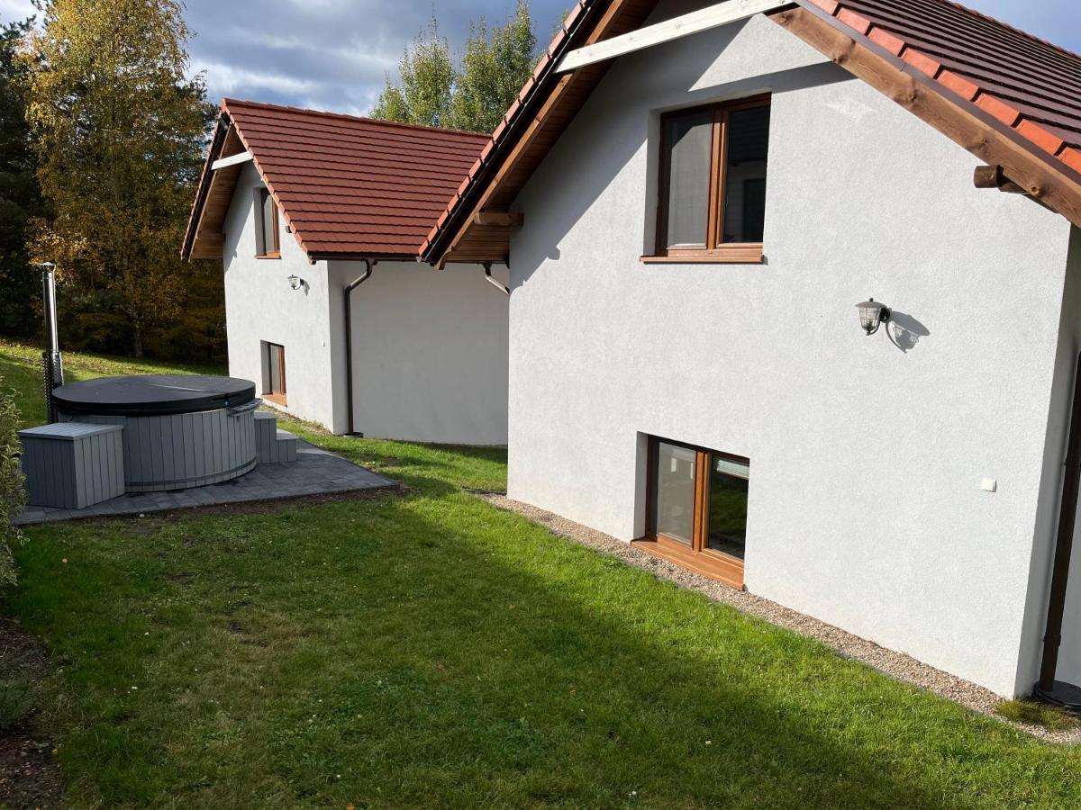 Malinowe Wzgorze Domki 90 M2 Z Sauna I Balia Krzeszna ภายนอก รูปภาพ