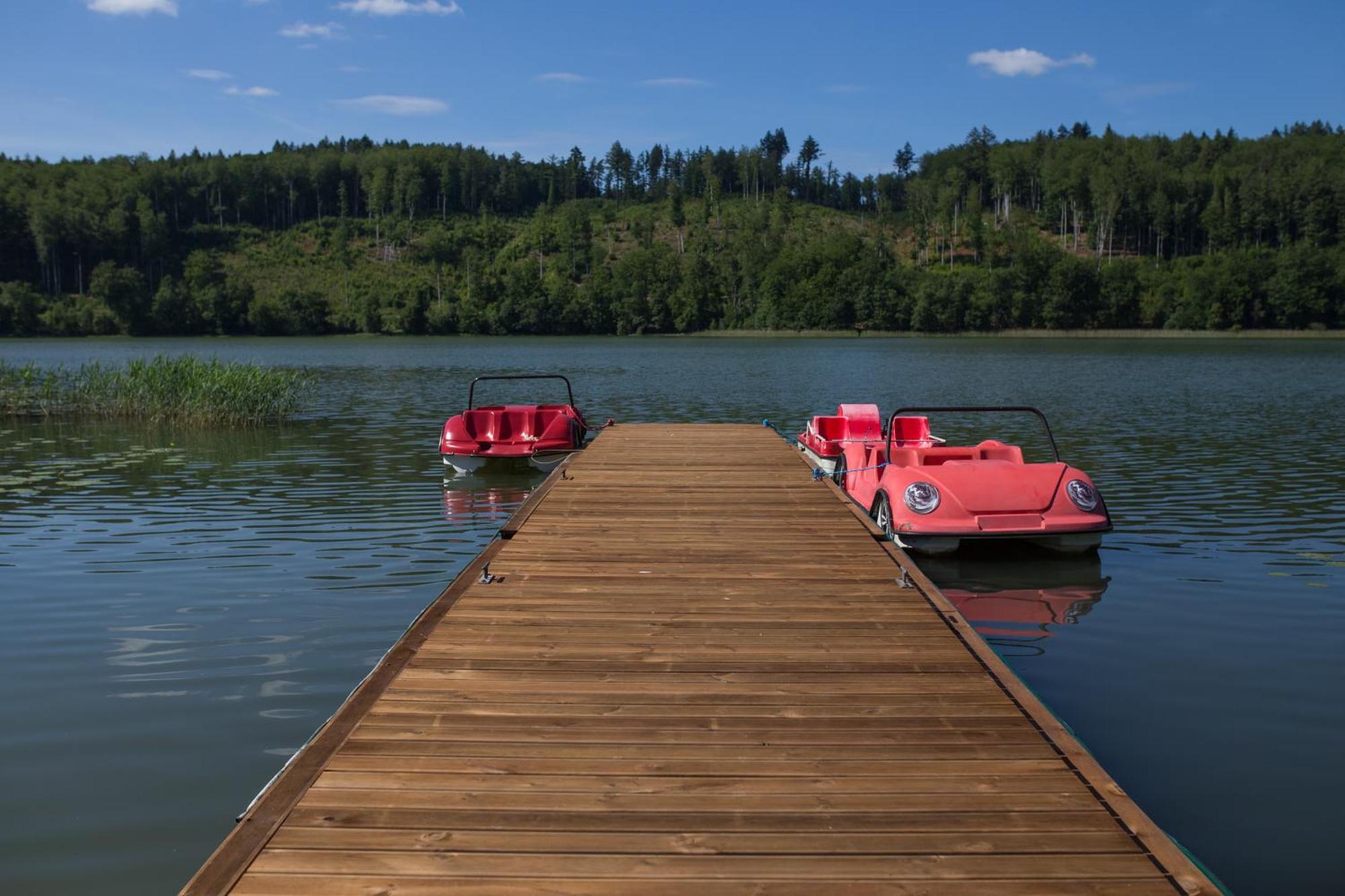 Malinowe Wzgorze Domki 90 M2 Z Sauna I Balia Krzeszna ภายนอก รูปภาพ