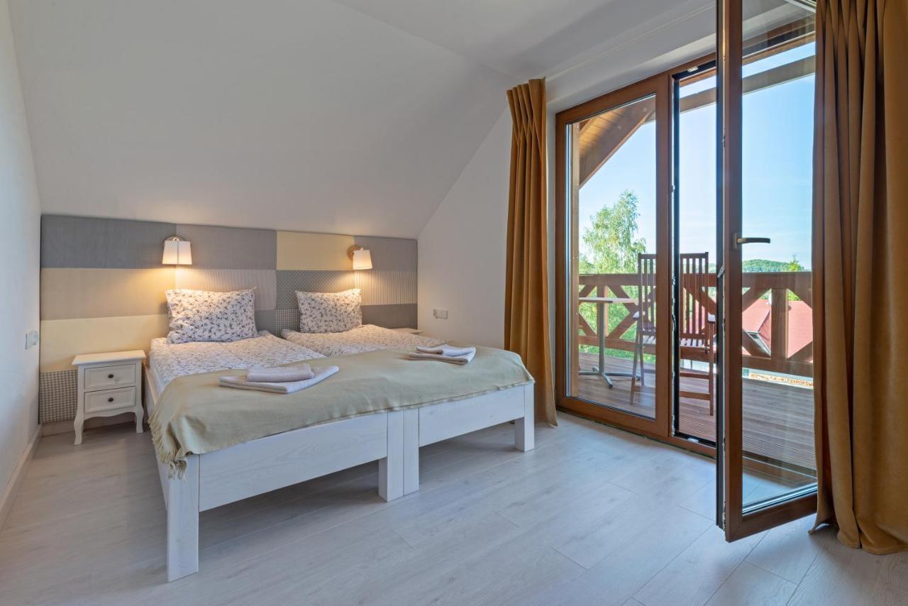 Malinowe Wzgorze Domki 90 M2 Z Sauna I Balia Krzeszna ภายนอก รูปภาพ