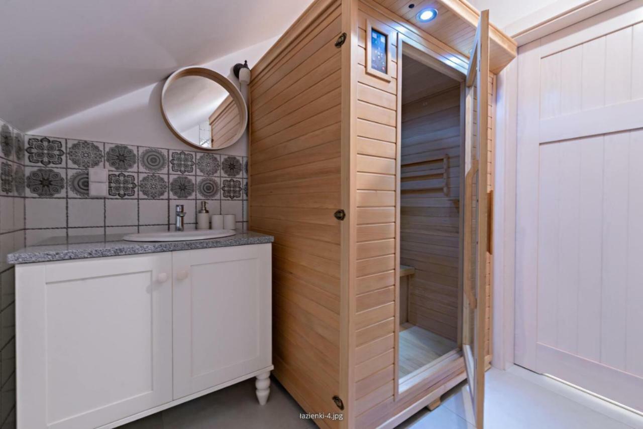 Malinowe Wzgorze Domki 90 M2 Z Sauna I Balia Krzeszna ภายนอก รูปภาพ
