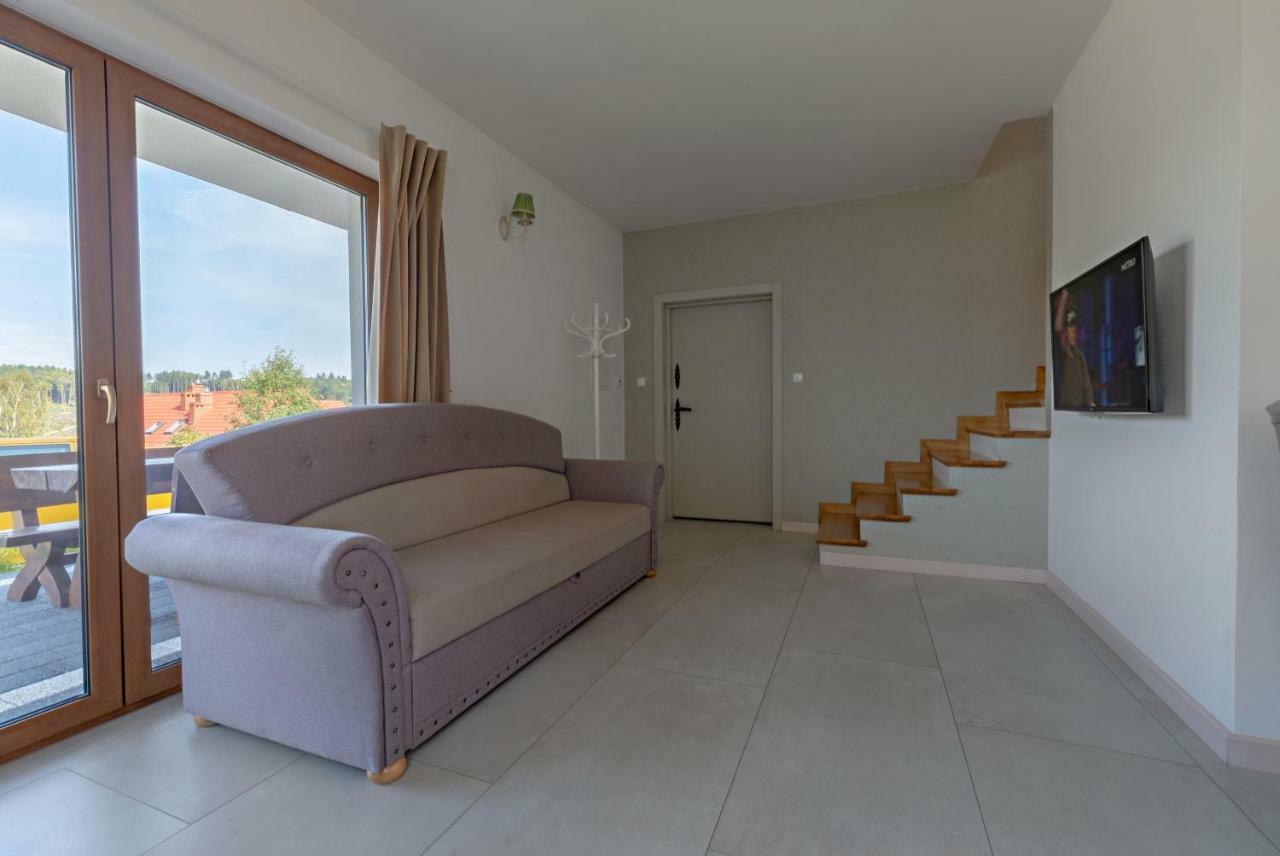 Malinowe Wzgorze Domki 90 M2 Z Sauna I Balia Krzeszna ภายนอก รูปภาพ